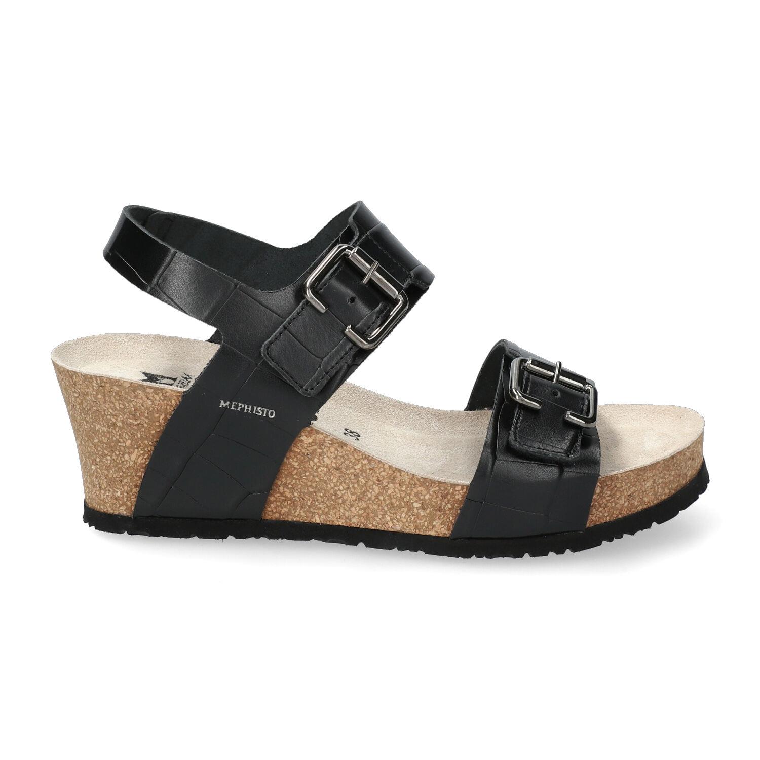 sandales femme modèle Lissandra Noir - Mephisto